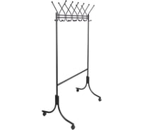 Вешалка ООО Комус KD_гардеробная КР-11М колеса, черный 442848