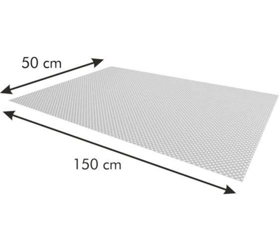 Противоскользящий коврик Tescoma flexi space, серый, 150x50 см 899494.43