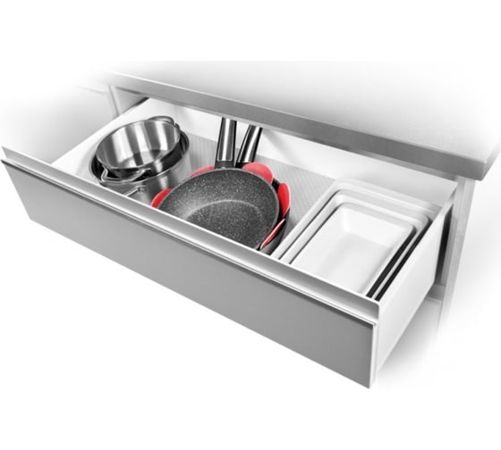 Противоскользящий коврик Tescoma flexi space, серый, 150x50 см 899494.43