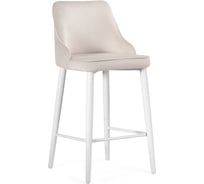 Барный стул Woodville атани кремово-дымчатый, белый 528459