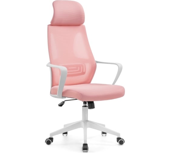 Компьютерное кресло Woodville golem pink/white 15334 1