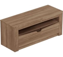 Тумба ТВ Мебельград Соренто гостиная, с ящиком, дуб стирлинг/дуб стирлинг матовый/кофе структурный матовый 33923_2