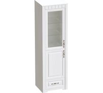 Шкаф-витрина Мебельград Прованс гостиная, бодега белая/патина премиум 28589_1