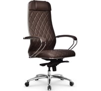 Кресло МЕТТА samurai kl-1.04 mpes, темно-коричневый, m-edition z312295405