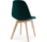 Деревянный стул Woodville filip green/wood 15100 3