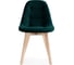 Деревянный стул Woodville filip green/wood 15100 4