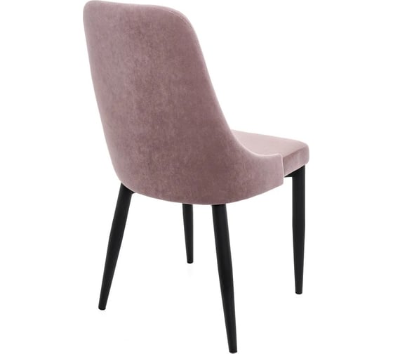 Стул на металлокаркасе Woodville kora light purple/black 15094
