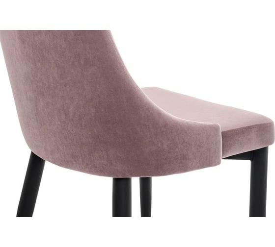Стул на металлокаркасе Woodville kora light purple/black 15094
