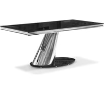 Стеклянный стол Woodville kolonel черный 15307