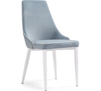 Стул на металлокаркасе Woodville kora 1 light blue/white 15273