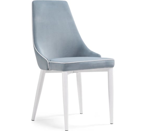 Стул на металлокаркасе Woodville kora 1 light blue/white 15273 1