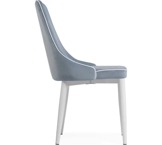 Стул на металлокаркасе Woodville kora 1 light blue/white 15273