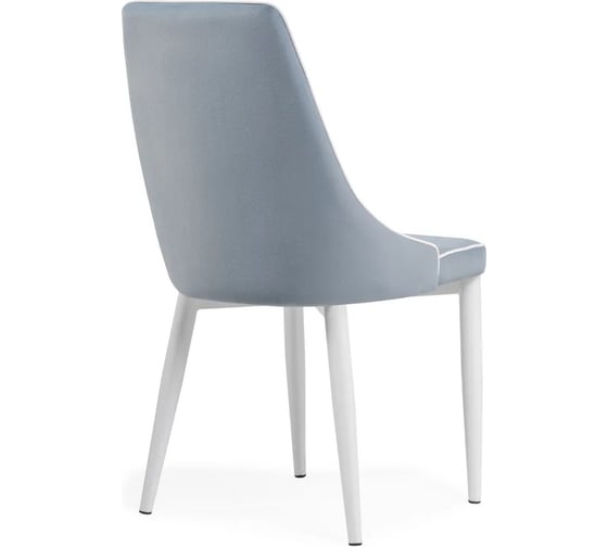Стул на металлокаркасе Woodville kora 1 light blue/white 15273
