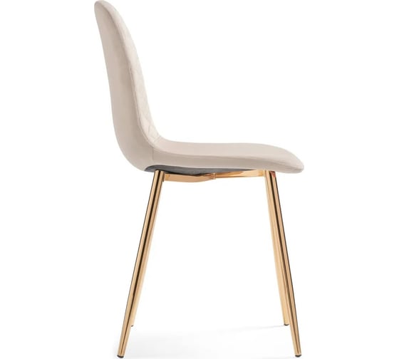 Стул на металлокаркасе Woodville dabl latte/gold 15325