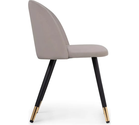 Стул на металлокаркасе Woodville gabi latte/black/gold 15348