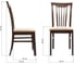 Деревянный стул Woodville ganover cappuccino 1602 6