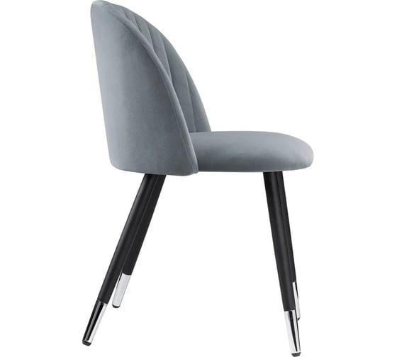 Стул на металлокаркасе Woodville gabi gray/black 15115
