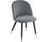 Стул на металлокаркасе Woodville gabi gray/black 15115 5