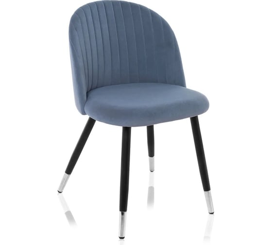 Стул на металлокаркасе Woodville gabi blue/black 15112