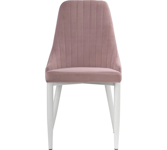 Стул на металлокаркасе Woodville kora white/light purple 15233