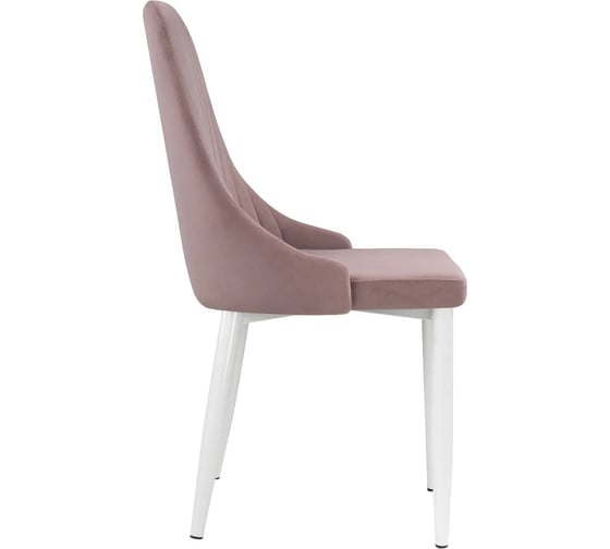 Стул на металлокаркасе Woodville kora white/light purple 15233