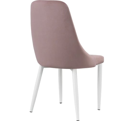 Стул на металлокаркасе Woodville kora white/light purple 15233