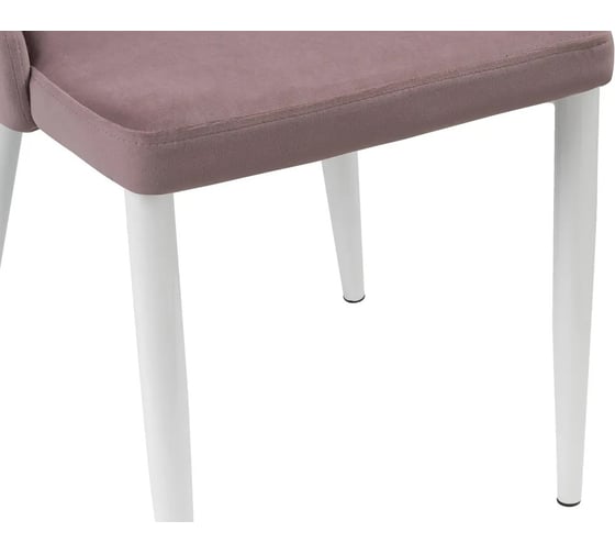 Стул на металлокаркасе Woodville kora white/light purple 15233