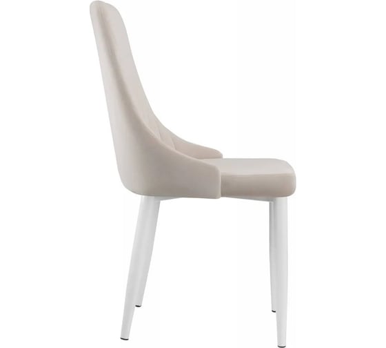 Стул на металлокаркасе Woodville kora white/beige 15222