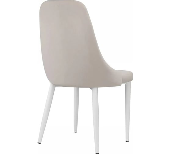 Стул на металлокаркасе Woodville kora white/beige 15222