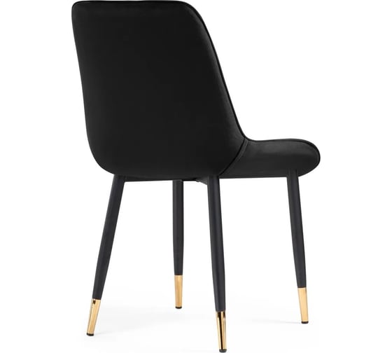 Стул на металлокаркасе Woodville seda 1 black/gold/black 15295