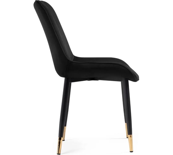 Стул на металлокаркасе Woodville seda 1 black/gold/black 15295