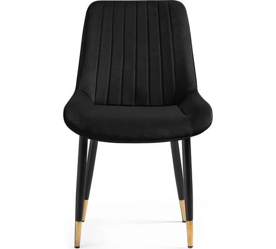 Стул на металлокаркасе Woodville seda 1 black/gold/black 15295