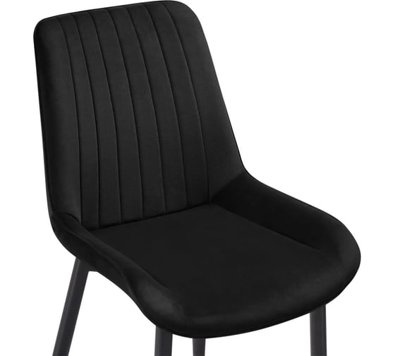 Стул на металлокаркасе Woodville seda 1 black/gold/black 15295