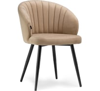 Стул на металлокаркасе Woodville бэнбу velutto 05/черный 462396