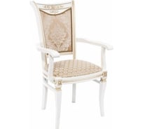 Деревянный стул Woodville mariano молочное/патина 438327