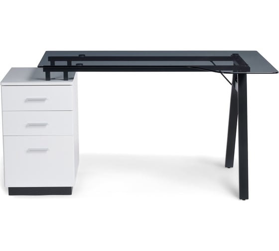 Компьютерный стол Woodville torvi white/black 11975