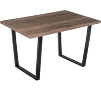 Деревянный стол Woodville эльпатия 110 дуб велингтон/черный матовый 420990