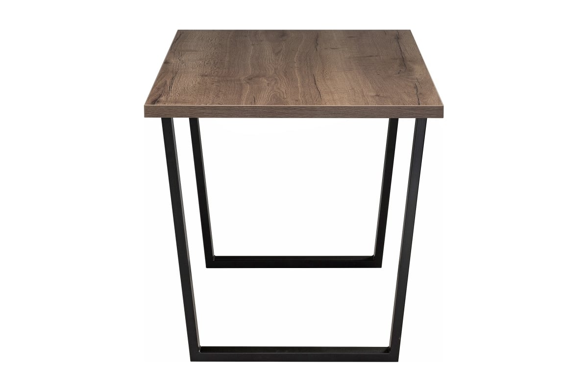 Деревянный стол Woodville эльпатия 130 дуб велингтон/черный матовый ...