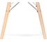 Стеклянный стол Woodville pt-151 80x80x76 clear glass/wood 15486 5
