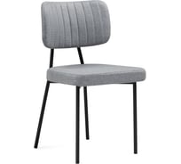 Стул на металлокаркасе Woodville вакао серый/черный 528467