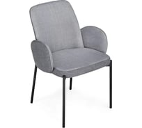 Стул на металлокаркасе Woodville азуку серый/черный 528451