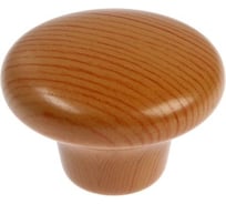 Ручка-кнопка CAPPIO диаметр 33 мм, пластик, цвет дерево 9047405