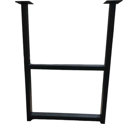 Подстолье ООО "СВОЙ МАСТЕР" для стола лофт, 710 мм, со средней поперечиной, черный 01.0116