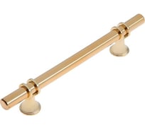 Ручка-скоба CAPPIO межцентровое расстояние 128 мм, диаметр 12 мм, пластик, цвет золото 9047424