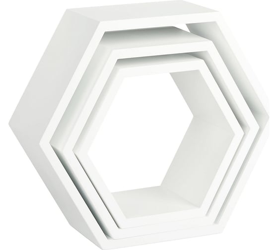 Комплект настенных полок Beroma соты, 3 шт. 07717264 1