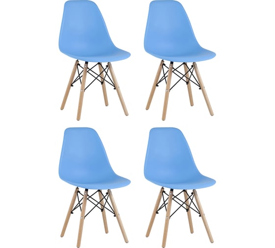 Стул Стул Груп eames, голубой, 4 шт. Y801 light blue BOX