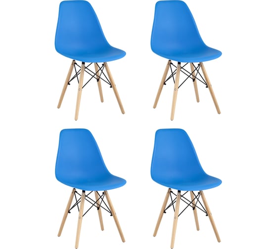Стул Стул Груп eames, циан, 4 шт. Y801 cyan BOX 1