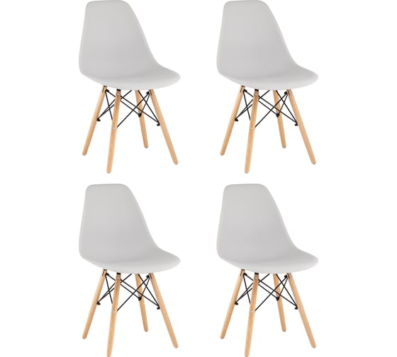 Стул Стул Груп eames, светло-серый, 4 шт. Y801 light grey BOX 1