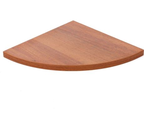 Угловая полка ТДВ п3-25 250x250x16 мм, орех 3310020