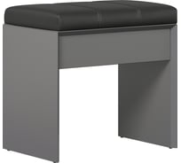 Скамья Любимый дом флекс, оникс серый/nitro black 101667